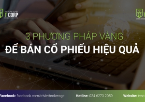 3 PHƯƠNG PHÁP VÀNG ĐỂ BÁN CỔ PHIẾU HIỆU QUẢ